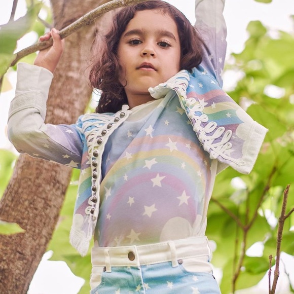 GORGEOUS STELLA MCCARTNEY Military Magic Rainbow Jacket - Picture 2 of 5